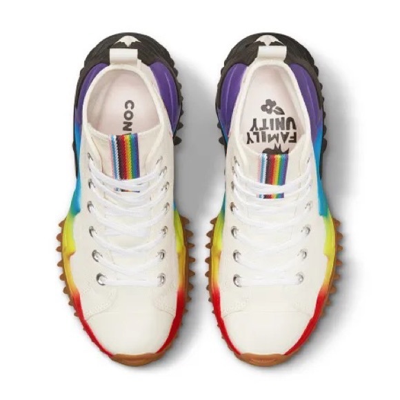 LIMITED ED PRIDE Run Star Motion Platform High Top - Picture 7 of 11